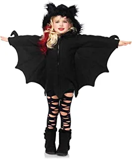 Leg Avenue Girls Cozy Bat Costume, Black, X-Small