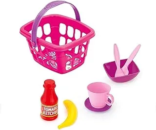 Dolu Unicorn Small Picnic Basket Set 7 PCS - For Ages 2+ Years Old - Pink