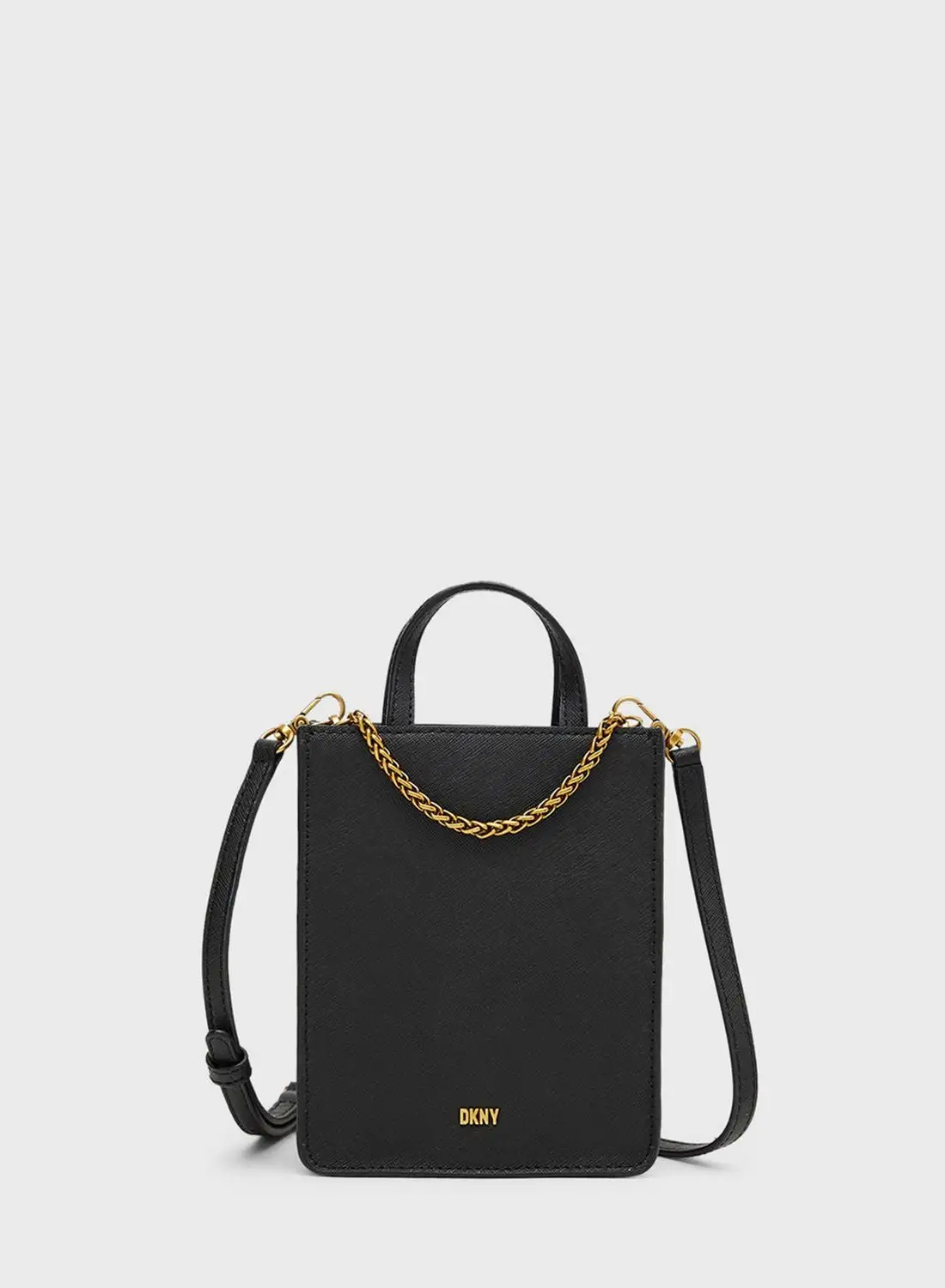 حقيبة كروس جلدية ميني من DKNY