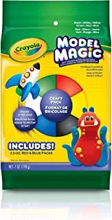 Crayola 232407 (Model Magic Craft Pack, 6 ct, Assorted Colors, 7 ounces
