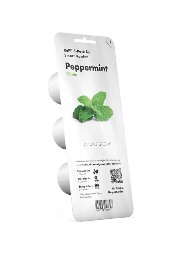 CLICK AND GROW 3 Pack Peppermint Seeds