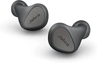 Jabra Elite 4 Wireless Earbuds, Active Noise Cancelling, Discreet and Comfortable Bluetooth Earphones with Spotify Tap Playback, Google Fast Pair, Microsoft Swift Pair and Multipoint - Dark Grey