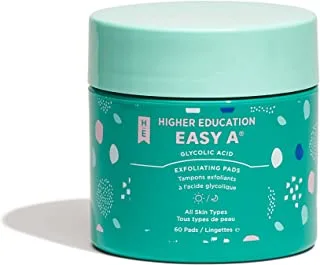 Higher Education Easy A Glycolic Acid Exfoliating pads (Oily/Combination) 60 pads