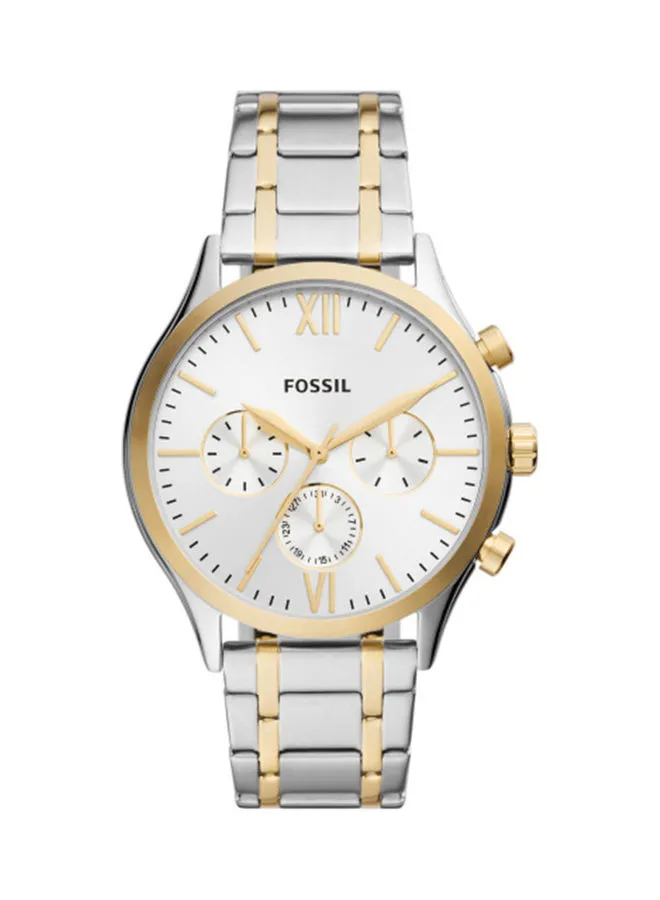 FOSSIL Men's Analog Round Shape Stainless Steel Wrist Watch BQ2698 44 mm