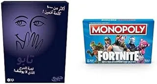 Taboo Board Game (Arabic) & Monopoly Fortnite