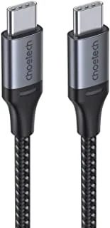 CHOETECH USB C to USB C Cable 1m 60W - Black
