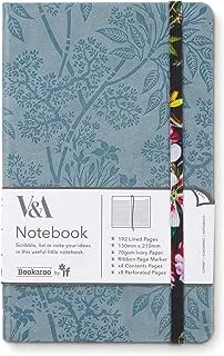 If V&A Bookaroo Kilburn Black Floral A5 Journal
