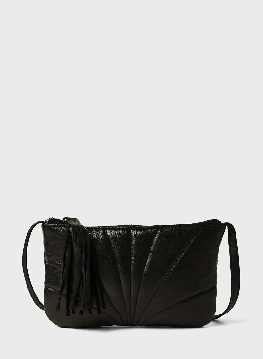 PIECES Leather Crossbody Bag