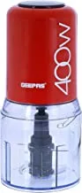 Geepas 400W Mini Food Processor – 500ML Capacity 4 Bi-Level Stainless-Steel Double Blades for Blending & Chopping – Pesto, Curry Pastes & More – 2 Year Warranty