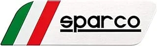 Sparco Stickers - Silver/Italian [SPC4204]
