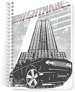 Lowha N593 60 Sheets Spiral Notebook for School and Business, A5 Size