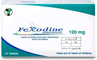Fexodine 120 mg Tablet 14-Pieces
