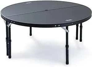 Al Rimaya Roundle Table, 90 cm Diameter Size, Black