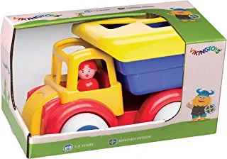 Viking Toys Jumbo Shape Truck with 2 Figures for Kids, Multicolor