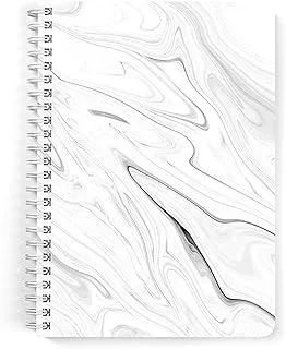 Lowha Marbile 6 60 Sheets Spiral Notebook for School or Business, A5 Size