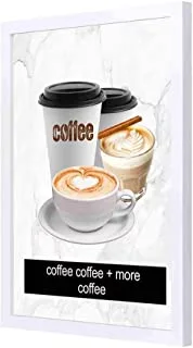 Lowha More Coffee 60 Sheets Spiral Notebook for School or Business, A5 Size