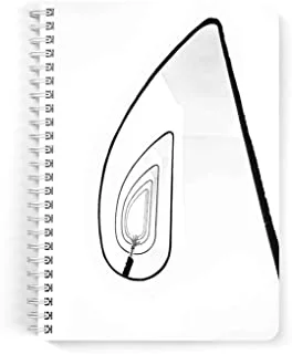 Lowha N280 60 Sheets Spiral Notebook for School and Business, A5 Size
