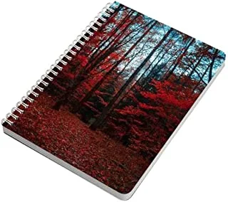 Lowha Branch Bright 60 Sheets Spiral Notebook for School or Business, A5 Size