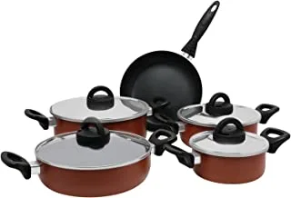 Trust Pro non-stick cookware set 9pcs brown (KR43BR)