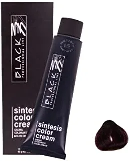 Black Professional Sintesis Color Cream Hair Dye 100 ml, 4.22 Aubergine