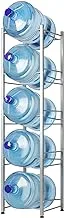 Water Cooler Jug Rack 5-Tier Water Bottle Storage Rack 5 Gallon Detachable Heavy Duty Water Jug Shelf Save Space for Home Office Kitchen Organization（MIX COLOR)