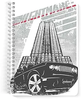Lowha Amazing 60 Sheets Spiral Notebook for School and Business, A5 Size