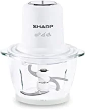 Sharp 350W Chopper, 1.2 Litre Capacity, White