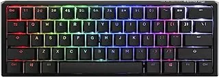 Ducky One 3 Classic Black/White Mini 60 percent - Cherry Blue