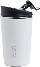 Alrimaya Stainless Steel Mug with Filter, 380ml Size, White