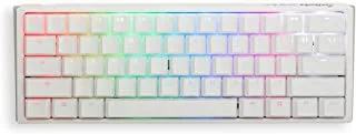 Ducky One 3 Classic Pure White Mini 60 percent - Cherry Blue