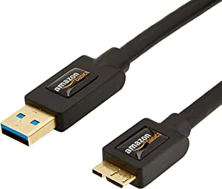 AmazonBasics USB 3.0 Charger Cable - A-Male to Micro-B - 3 Feet (0.9 Meters)