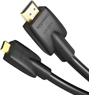 AmazonBasics HL-007330 High-Speed Micro-HDMI to HDMI Cable - 3 Feet