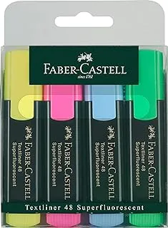 Faber-Castell Textliner 48 Highlighter 4-Pieces