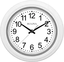Bulova C4865 Night Vision Lighted Dial Wall Clock, 10
