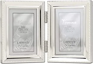 Lawrence frames lawrence metals frame, 2.5x3.5 double, silver, 2 count
