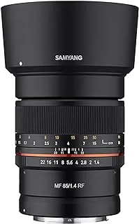عدسة Samyang 85 ملم F1.4 محكمة الغلق للطقس عالية السرعة Telepoto لكاميرات Canon R غير المزودة بمرآة