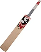 SG SunnTonny Cricket Bat For Mens and Boys (Beige, Size - 5) | Material: English Willow | Lightweight | Free Cover | Ready to play | For Professional Player | Grade 2