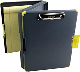 Dexas Duo Clipcase حقيبة تخزين ثنائية الجوانب ومنظم ، مشبك أصفر وحواف