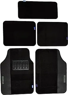 SPARCO Universal Car Mats Set 5 Pieces, SPF503/5, Black