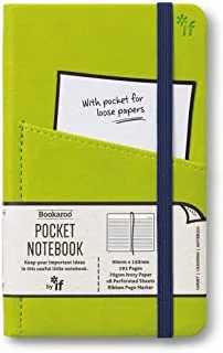 IF Bookaroo Pocket Notebook، Chartreuse