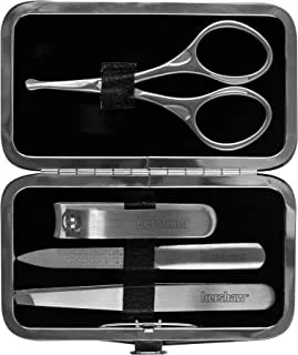 Kershaw Men's Stainless Steel Manicure Set, 4-Piece With Case (KMCURE), Regular
