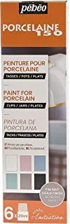 Pebeo Porcelaine 150 Initiation Set - Chalk 6 x 20ml