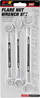 Performance Tool W350 Sae Flare Nut Wrench Set, 3-Piece