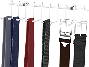 ClosetMaid 71008 Versatile Tie and Belt Rack, White