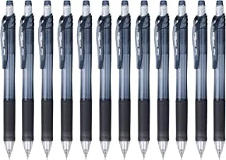 قلم رصاص ميكانيكي Pentel Energize-X 0.5 مم برميل أسود ، صندوق 12 (Pl105A)