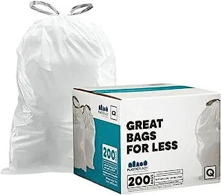Plasticplace Trash Compatible Garbage Liners 13-17 Gallon / 40-65 Liter, 25.25