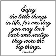 Quotable Enjoy The Little Things Decorative Magnet