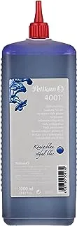 Pelikan 4001 زجاجة حبر معبأ لأقلام الحبر ، أزرق ملكي ، 1 لتر ، 1 لكل (301135)
