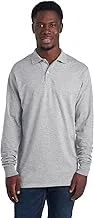 Jerzees mens Spot Shield Long Sleeve Polo Sport Shirt Polo Shirt (pack of 1)