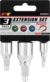Performance Tool W30932 Magnetic Extension Set, 3 Piece